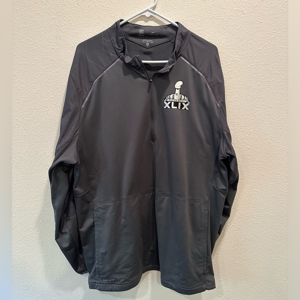 Vintage 2014 NFL Nike Dri-Fit Super Bowl 49 Jacket - Size: XL
